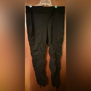 Women's Shambhala Black Pants with Ruching - Light Weight US L (Pair 2/2)